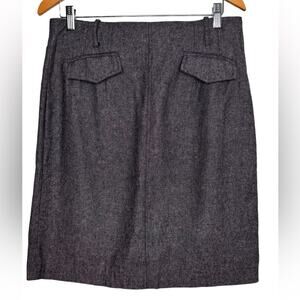 Sandro Grey Skirt Knee Length Size 12